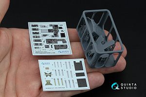 F-15C PAD-upgraded 3D-Printed & coloured Interior on decal paper with resin parts (GWH)