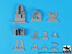 Additions (3D resin printing) 1/72 Lockheed S-3A Viking BIG-SET (designed to be used with Hasegawa kits) 