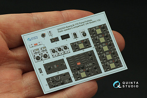 Boeing B-17G Radio operator's compartment. 3D-Printed & coloured Interior on decal paper (HK models)