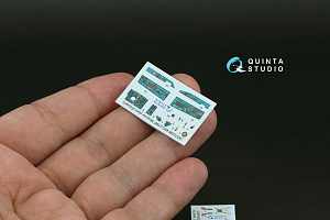 MiG-21MF (Moscow plant) 3D-Printed & coloured Interior on decal paper (Eduard)