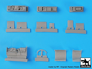 Additions (3D resin printing) 1/48 Sukhoi Su-25 Big set (designed to be used with Zvezda kits) 