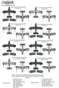Decal 1/48 Supermarine Walrus Mk.I Collection.(8) (Xtradecal)