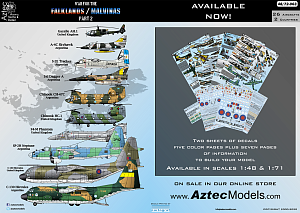 Decal 1/72 War for the Falklands Part 2 (Aztec)