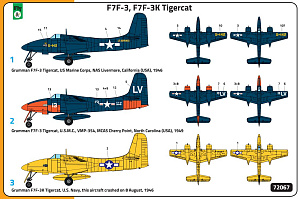 Model kit 1/72 Grumman F7F-3 / F-3K Tigercat single seat (FLY)