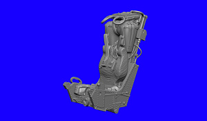 Additions (3D resin printing) 1/48 EJECTION SEAT F-4 S J N (RESArm)