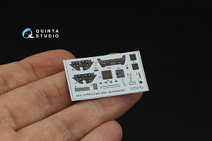 Bf 109E-3/E-4 3D-Printed & coloured Interior on decal paper (Dragon)