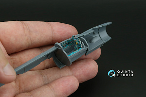 MiG-21MF (Moscow plant) 3D-Printed & coloured Interior on decal paper (Eduard)