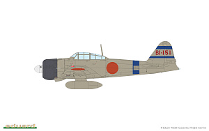 Model kit 1/48 TORA TORA TORA! Limited edition kit of the Japanese WWII naval fighter (Eduard kits)