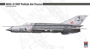 Model kit 1/32 Mikoyan MiG-21MF Polish Air Force (Hobby 2000)