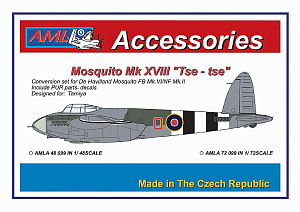 Additions (3D resin printing) 1/48 de Havilland Mosquito Mk.XVIII (designed to be used with Tamiya kits)