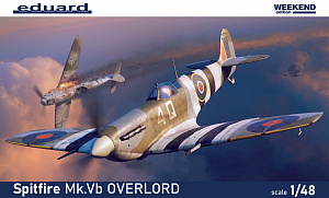 Model kit 1/48 Spitfire Mk.Vb OVERLORD (Weekend Edition) (Eduard kits)