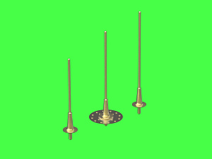 Aircraft detailing sets (brass) 1/32 Focke-Wulf Fw-190A-6-A7/R11 Nightfighter - FuG217 "Neptun" antennas