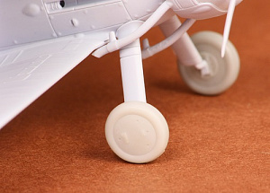 Additions (3D resin printing) 1/72 Gloster Gladiator Mk.I/Mk.II wheel set (covered) (designed to be used with Airfix kits)