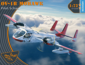 Model kit 1/72 North-American/Rockwell OV-1B Mohawk "Pilot School" (Clear Prop)