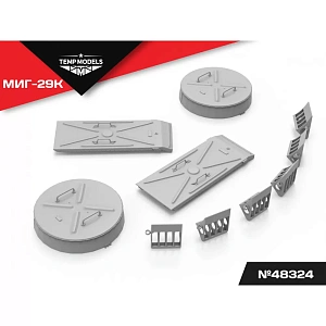 Additions (3D resin printing) 1/48 SET OF PLUGS AND PADS FOR MiG-29K (Temp Models)