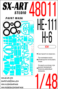 Paint Mask 1/48 He-111H-6 (ICM)