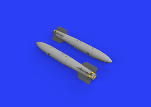 Additions (3D resin printing) 1/48 B43-0 Nuclear Weapon with SC43-4/-7 tail assembly