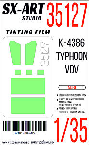 Tinting film 1/35 K-4386 Typhoon-VDV (Meng)