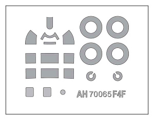 Model kit 1/72 F4F-4 Wildcat 'Operation Torch' (3x camo) (Arma Hobby)