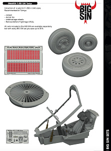 Additions (3D resin printing) 1/48 Lockheed-Martin F-35B 1/48 (designed to be used with Tamiya kits)