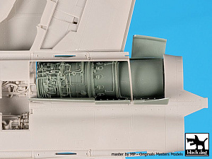 Additions (3D resin printing) 1/48 McDonnell F-4B Phantom Engine (designed to be used with Tamiya kits) 