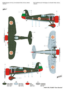Model kit 1/72 Zl P.24 Over Danube (Frrom-Azur)