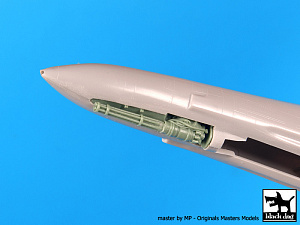 Additions (3D resin printing) 1/72 McDonnell F-4E Phantom Canon (designed to be used with Hasegawa kits)   