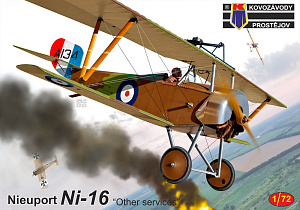 Model kit 1/72 Nieuport Nie-16 'Other services' (Kovozavody Prostejov)