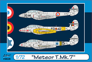 Model kit 1/72 Gloster Meteor T Mk.7 (Frrom-Azur)