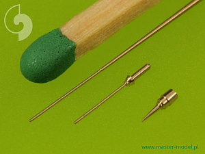 Aircraft guns (brass) 1/48 Saab J-35 'Draken' (mid and late versions) - Pitot Tubes & Angle Of Attack probe