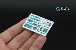 MiG-21SMT Fishbed-K 3D-Printed & coloured Interior on decal paper (Eduard) (with 3D-printed resin parts)