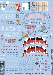 Decal 1/72 Desert Storm Panavia Tornado (Kits-World)