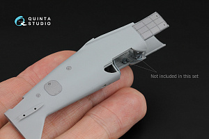 La-5 Detailing Set Pt.3: Landing gear doors, Flaps cover, hatches and panels (Zvezda) (with 3D-printed resin parts) 
