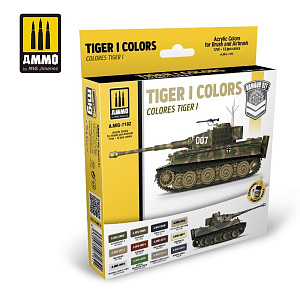 Tiger I Colors Set  (Ammo Mig) (6x17ml) 