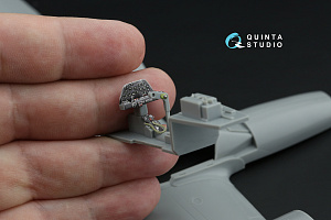 P-38H Lightning 3D-Printed & coloured Interior on decal paper (Hasegawa)