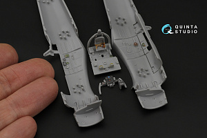 Nakajima Ki-84 3D-Printed & coloured Interior on decal paper (Arma Hobby)