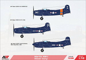Model kit 1/72 Martin AM-1 'Mauler' Early Attack Aircraft (A & A Models)