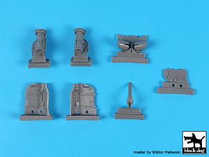 Additions (3D resin printing) 1/48 Westland Sea King HC.4 engines (designed to be used with Airfix kits)