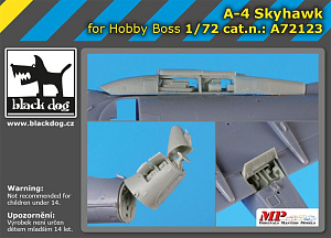 Additions (3D resin printing) 1/72 Douglas A-4 Skyhawk (designed to be used with Hobby Boss kits)