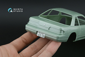 Nissan Silvia S13 K-s 3D-Printed & coloured Interior on decal paper (Tamiya) (with metal sticker parts)