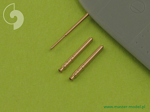 Aircraft detailing sets (brass) 1/72 Messerschmitt Bf-109G-5/G-14, Messerschmitt Bf-109K armament set (MG.131 tips) and Pitot Tube 