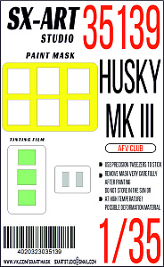 Paint Mask 1/35 Husky mk III (AFV Club)