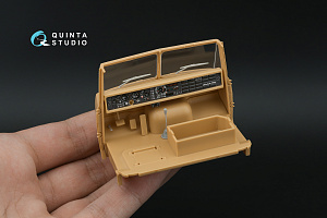 KrAZ-260 3D-Printed & coloured Interior on decal paper (HobbyBoss) (with 3D-printed resin parts) 