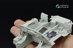 Ford GT40 Mark II '66 3D-Printed & coloured Interior on decal paper (Meng) (with 3D-printed resin and metal sticker parts)