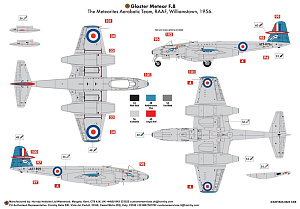 Model kit 1/48 Gloster Meteor F.8 (Airfix)