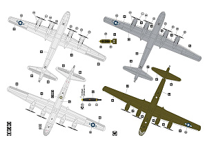 Model kit 1/72 Boeing B-29 Superfortress (Hobby 2000)