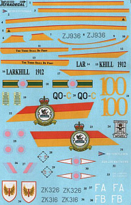 Decal 1/32 Eurofighter FGR.4 EC2000 Typhoon (2) (Xtradecal)