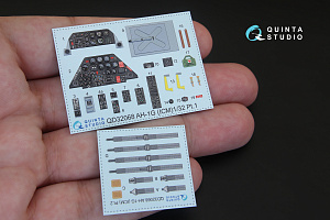 AH-1G Cobra 3D-Printed & coloured Interior on decal paper (for ICM  kit)