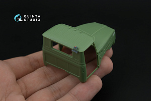 APA-5D 3D-Printed & coloured Interior on decal paper (KittyHawk/Zimi model) (with 3D-printed resin parts)