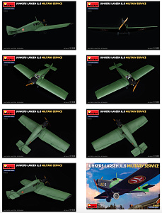 Model kit 1/48 Junkers-Larsen JL.6. Milit.Service (3x camo) (MiniArt)